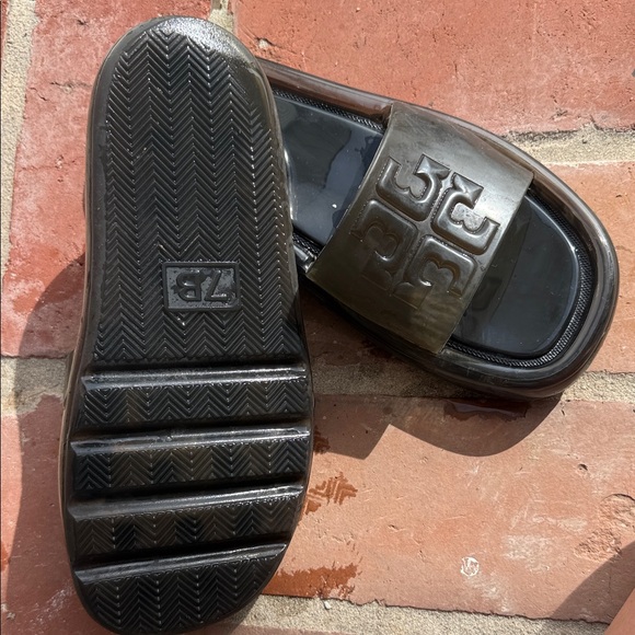 Tory Burch Black Slide Sandals - Picture 2 of 3